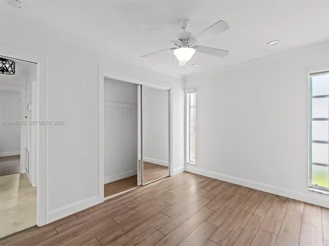 a view of a swimming pool with a lake view
