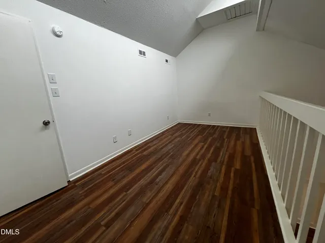 a view of a closet area