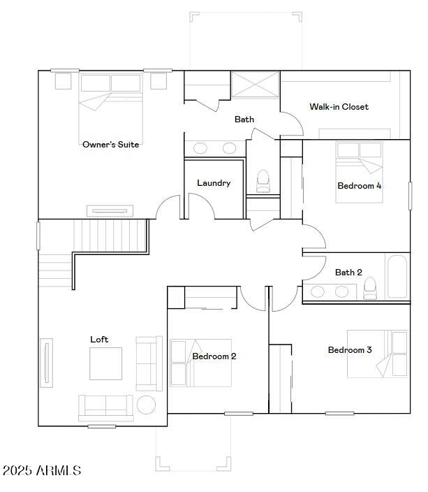 9529 West Cheery Lynn Road Phoenix, AZ 85037 - Photo 27 of 27 Floor 2 Floorplan