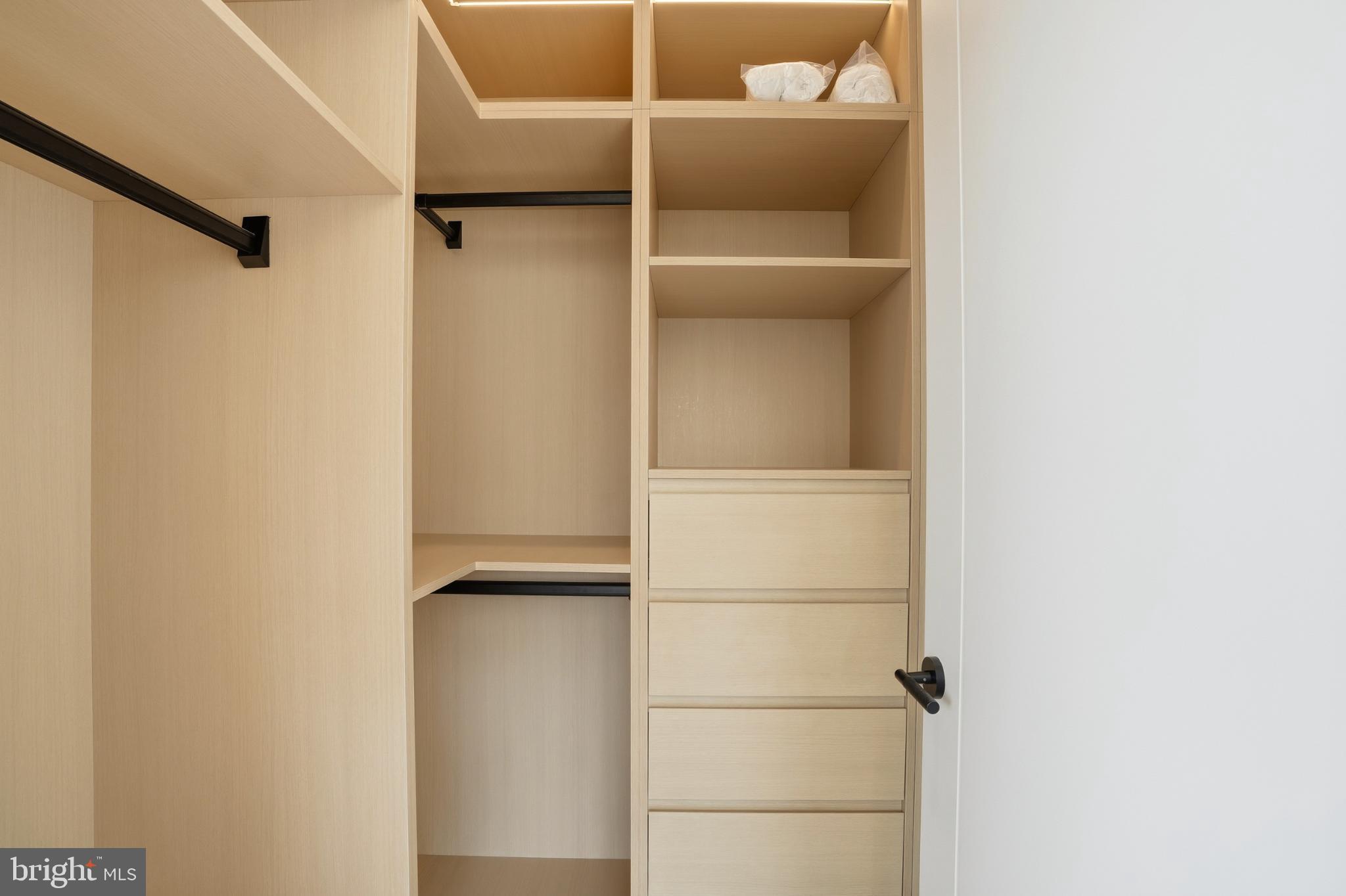 9408 Old Courthouse Road Vienna, VA 22182 - Photo 65 of 92 Sleek, modern closet with ample storage.