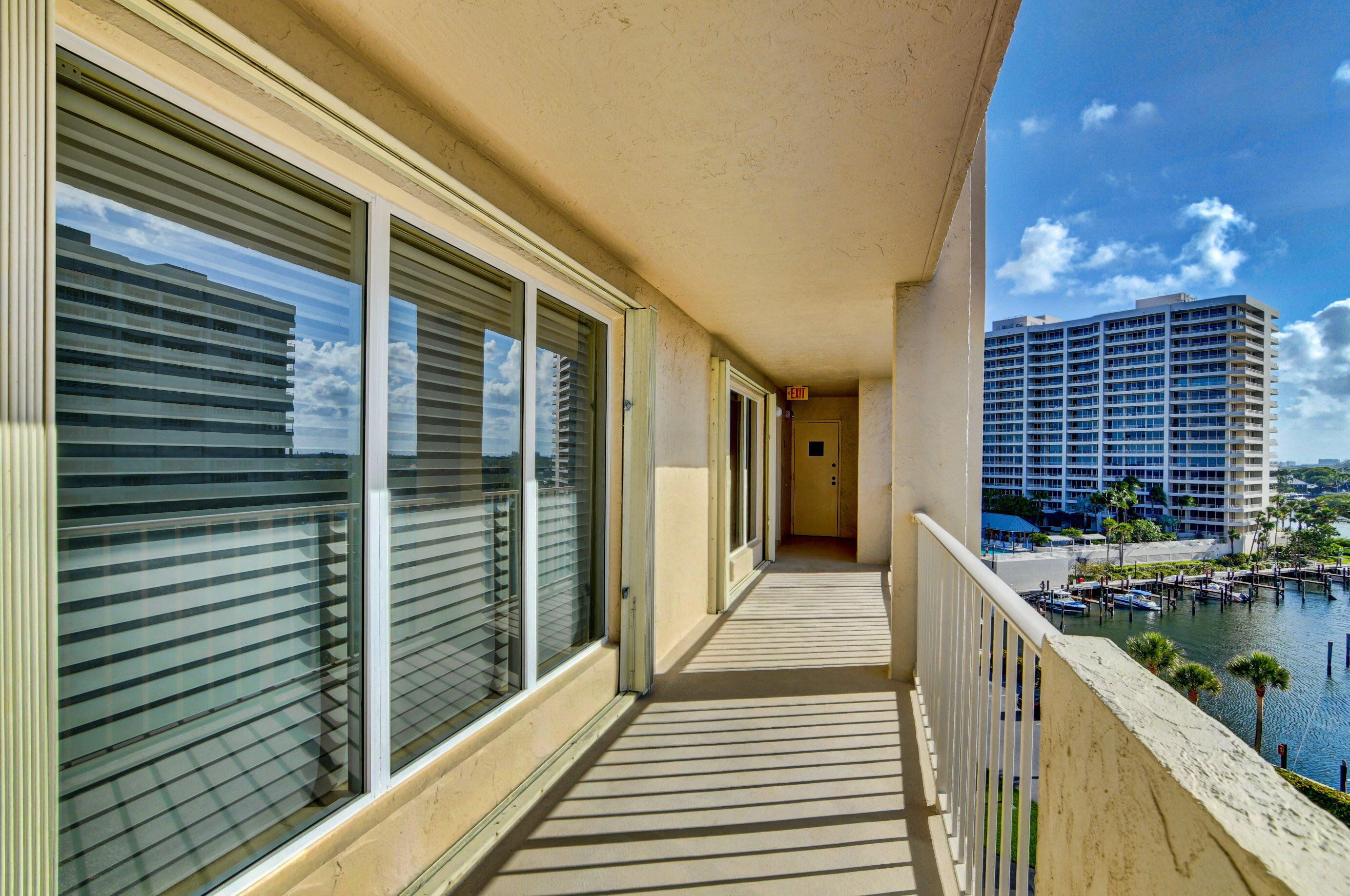 4301 North Ocean Boulevard, Unit 607 Boca Raton, FL 33431 - Photo 46 of 84 Long West Balcony