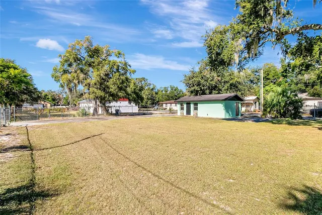 a house with a garden