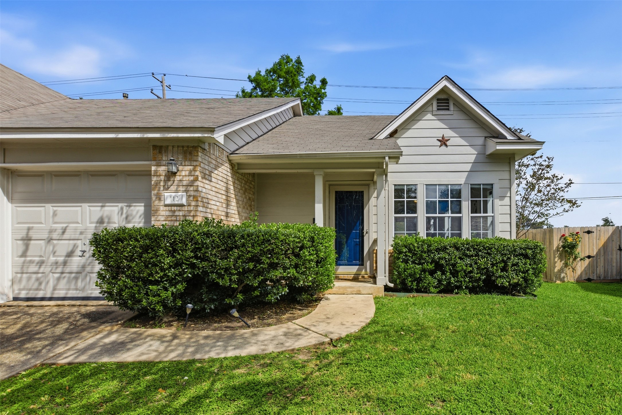 112 Prairie Springs Loop Georgetown, TX 78626 - Photo 1 of 23 front view of a house with a yard