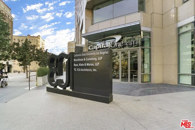 a view of a building with entryway