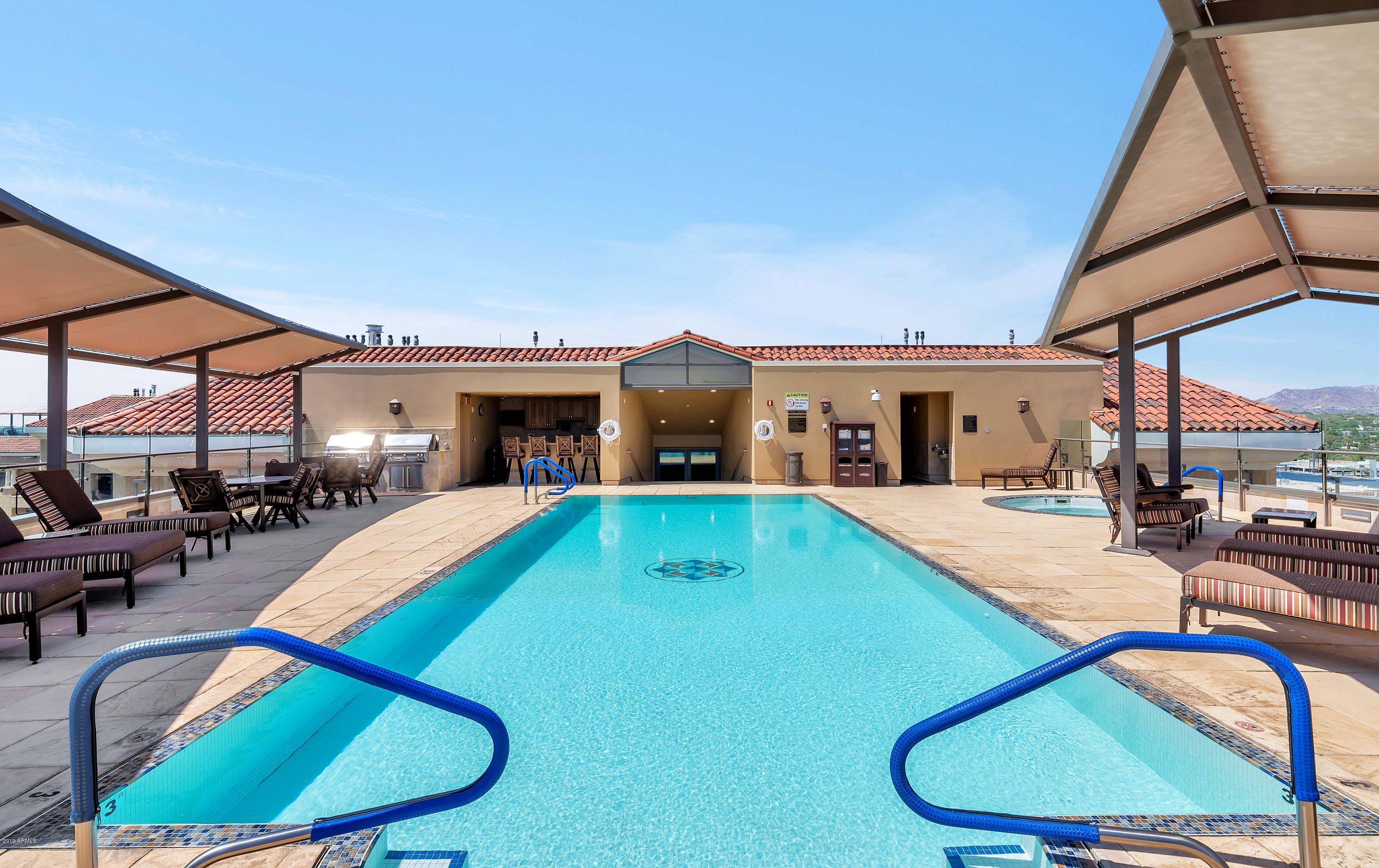 7181 East Camelback Road, Unit 502 Scottsdale, AZ 85251 - Photo 28 of 47 Rooftop Pool