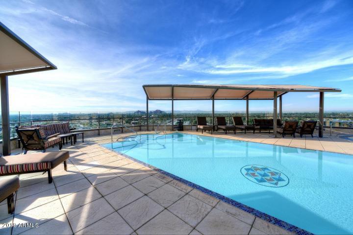 7181 East Camelback Road, Unit 502 Scottsdale, AZ 85251 - Photo 29 of 47 Rooftop Pool