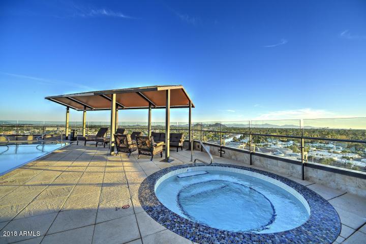 7181 East Camelback Road, Unit 502 Scottsdale, AZ 85251 - Photo 31 of 47 Rooftop Spa