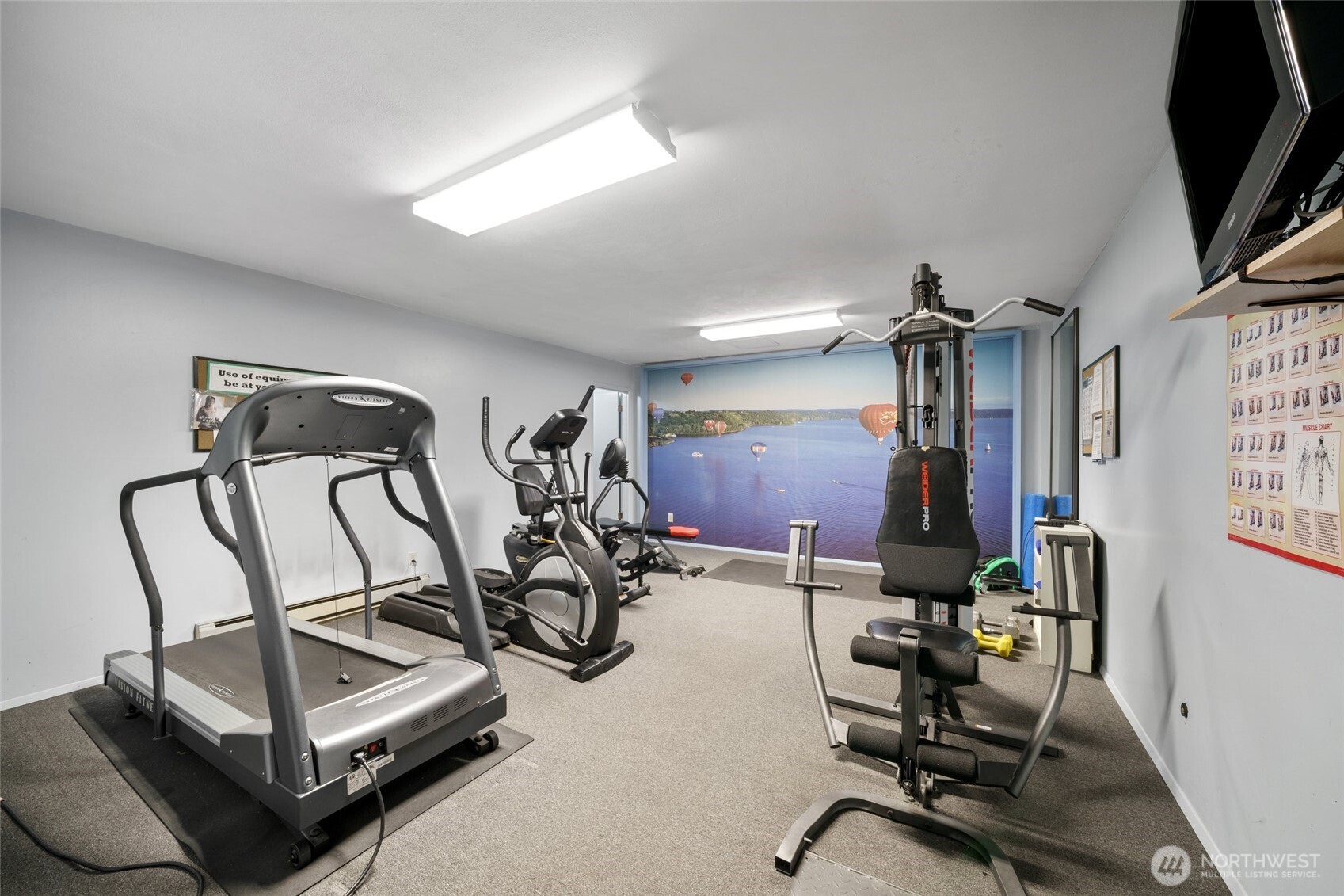 4545 Sand Point Way Northeast, Unit 203 Seattle, WA 98105 - Photo 27 of 28 a view of a room with gym equipment