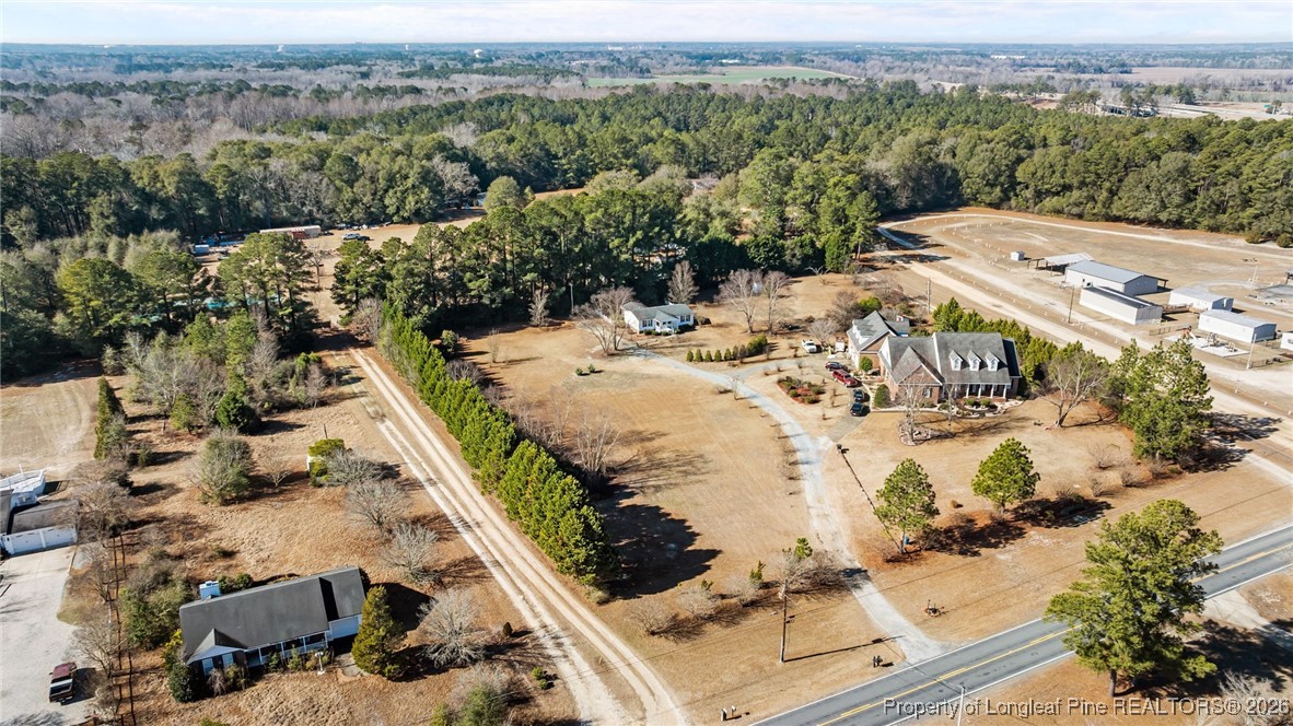355 Rock Hill Road Fayetteville, NC 28312 - Photo 33 of 38 an aerial view of a house with yard