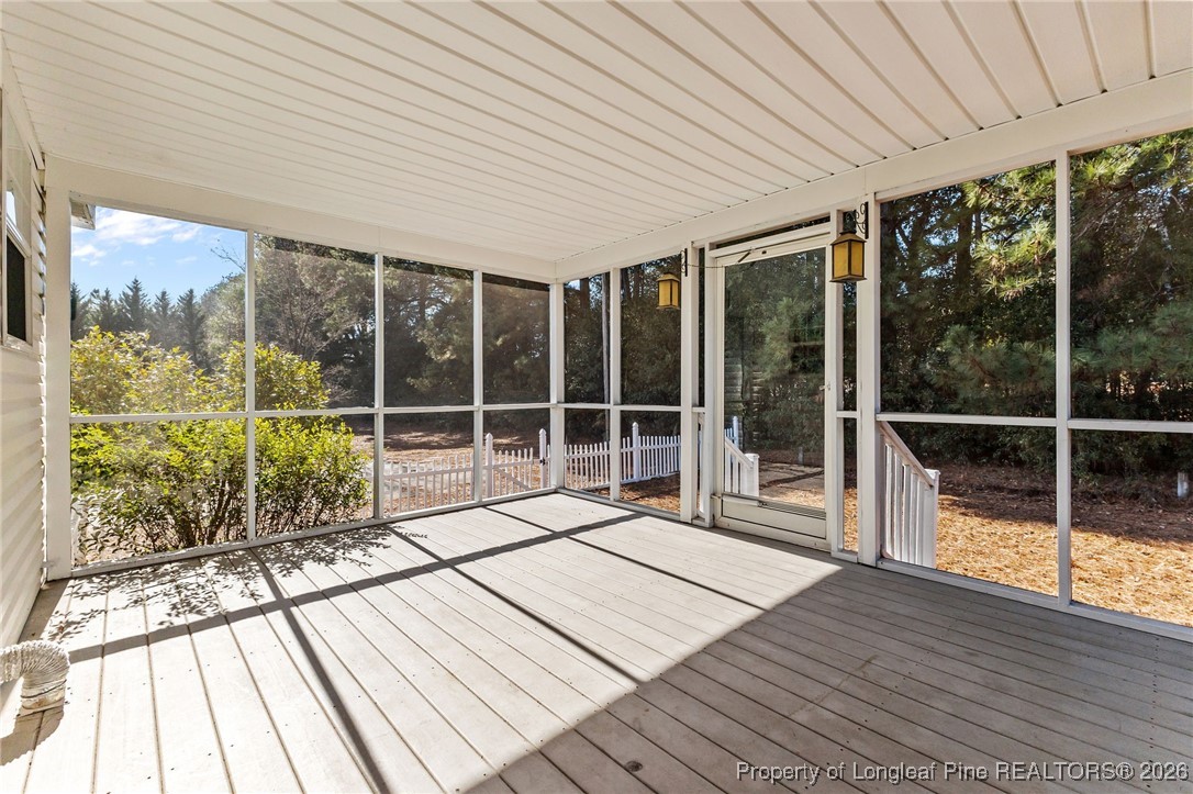 355 Rock Hill Road Fayetteville, NC 28312 - Photo 10 of 38 a view of a balcony with wooden floor