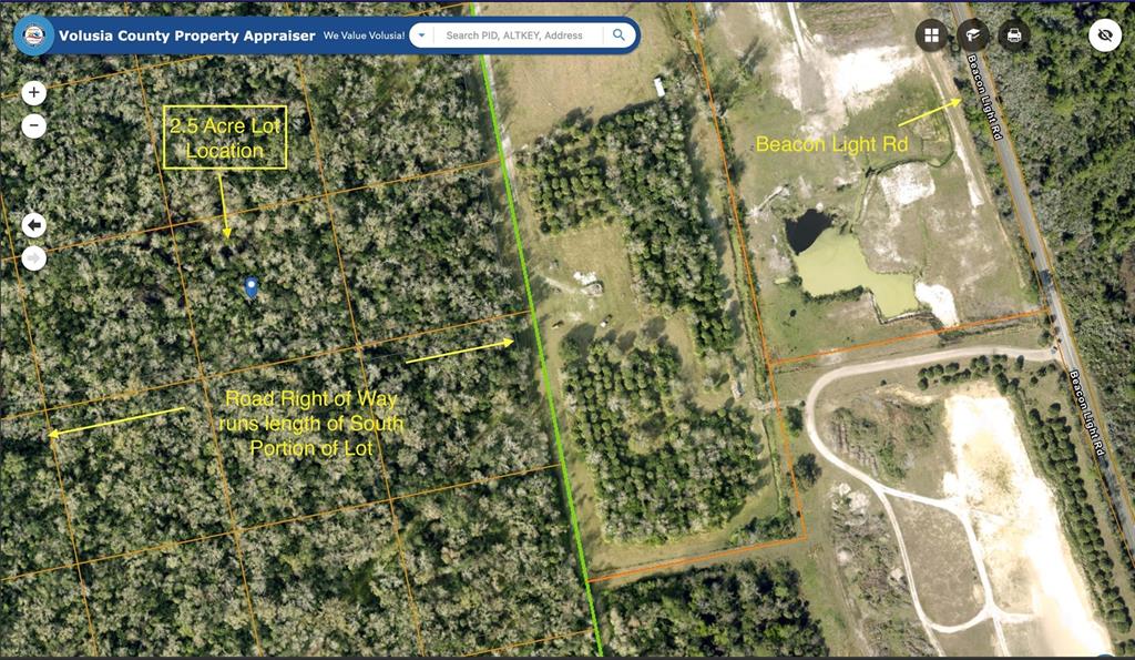 Unimproved Oak Hill, FL 32759 - Photo 3 of 4 a view of a small yard