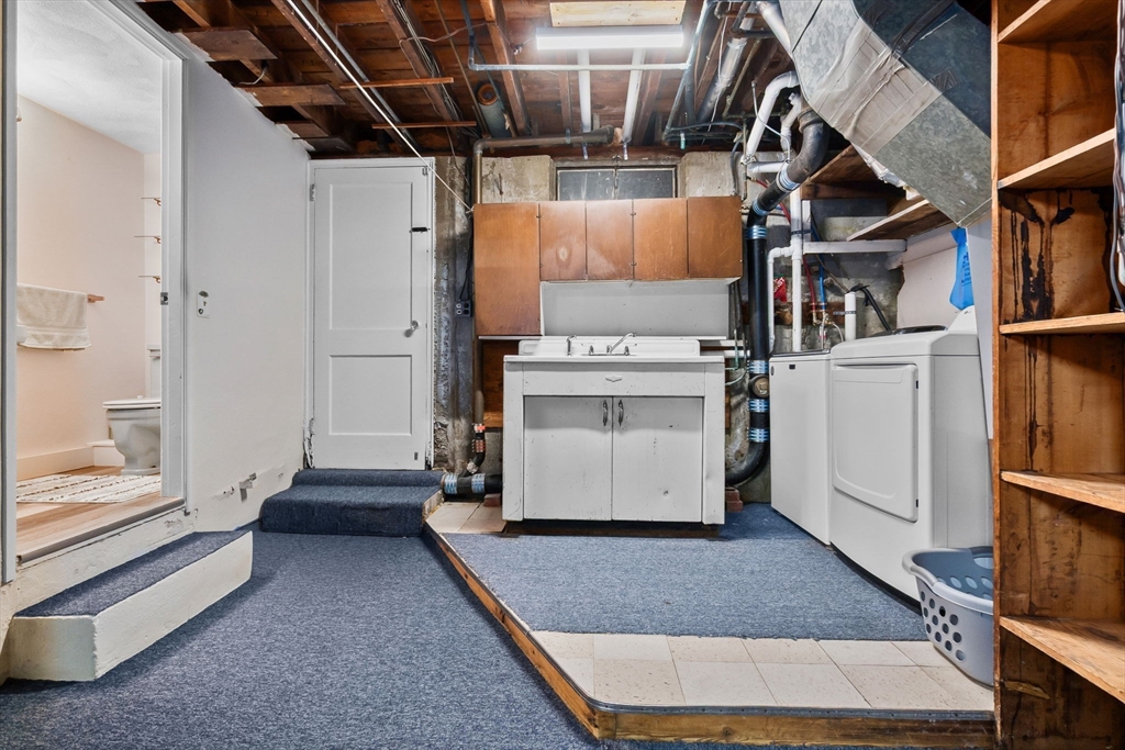 1 Robert Road Danvers, MA 01923 - Photo 27 of 39 a utility room with dryer and washer