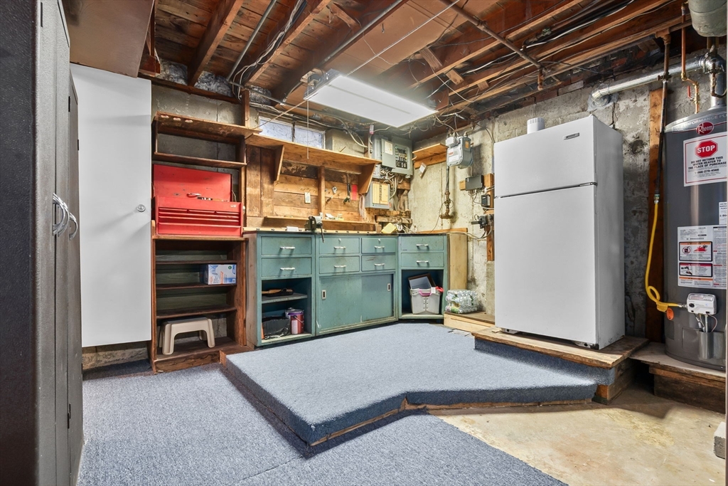 1 Robert Road Danvers, MA 01923 - Photo 29 of 39 a room with pool table and a refrigerator