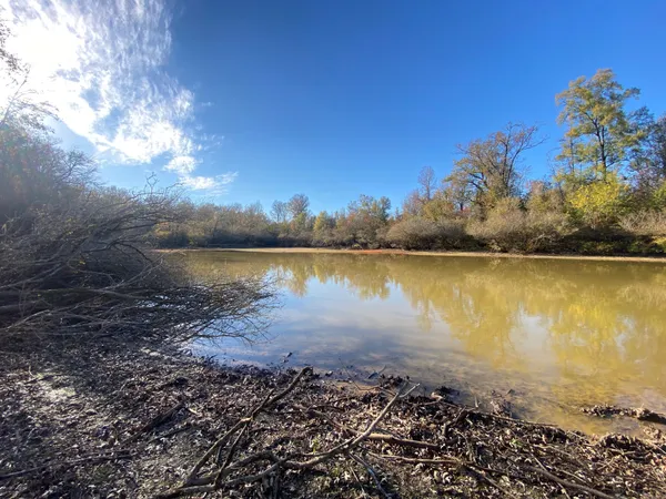 a view of a lake with a lake