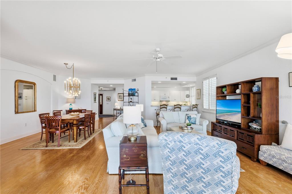 831 Harborshore Drive, Unit 1 Boca Grande, FL 33921 - Photo 17 of 81 a living room with fireplace furniture and a flat screen tv