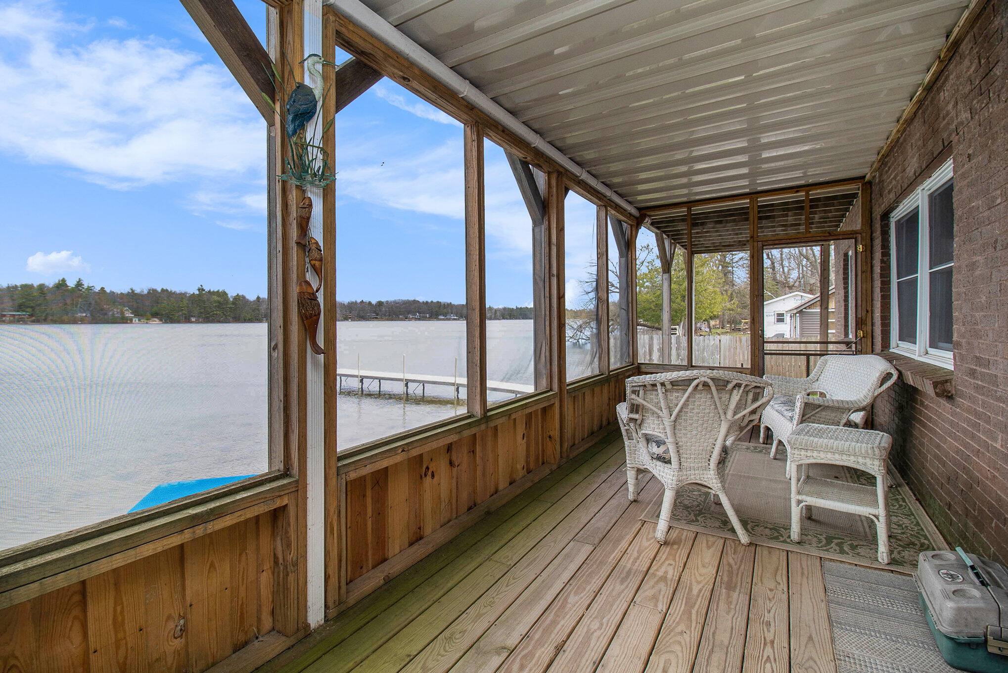 8644 Lyman Road Kaleva, MI 49645 - Photo 31 of 35 Screened in Porch