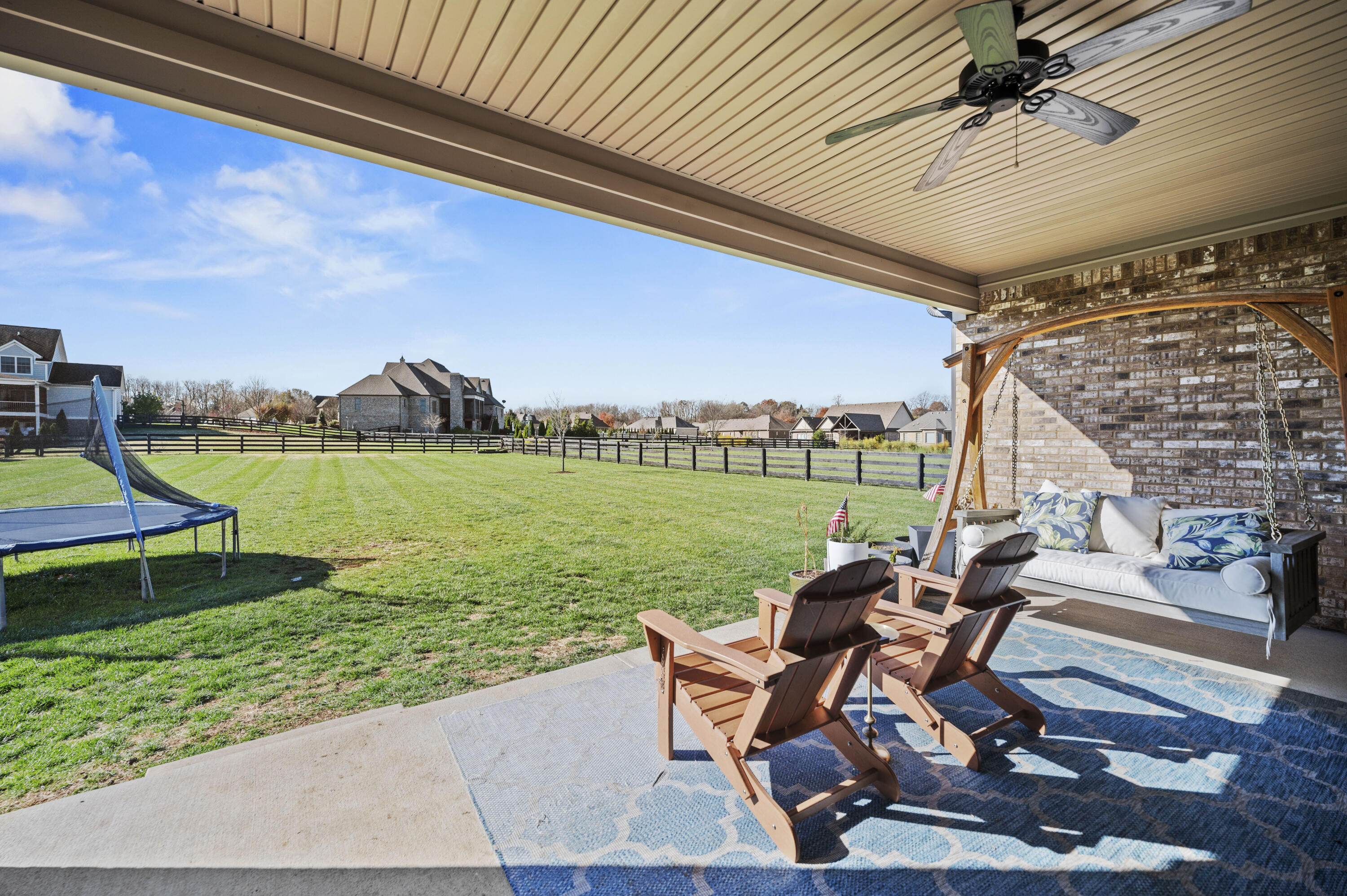 606 Old Coach Road Nicholasville, KY 40356 - Photo 43 of 51 Great views from the Covered Back Patio