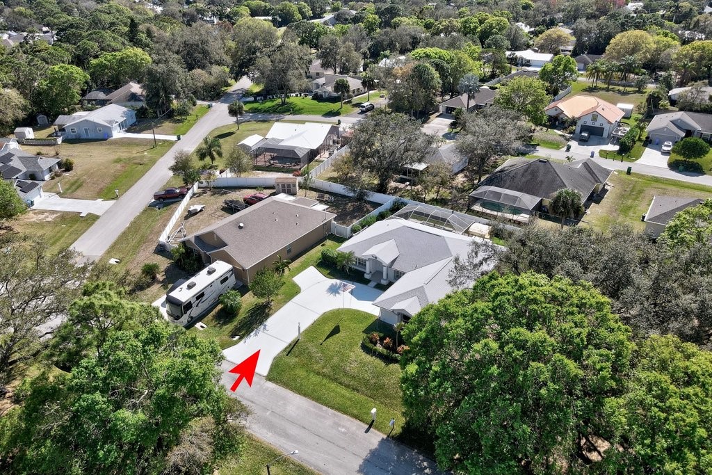 738 Benedictine Terrace Sebastian, FL 32958 - Photo 3 of 33 an aerial view of residential houses with outdoor space