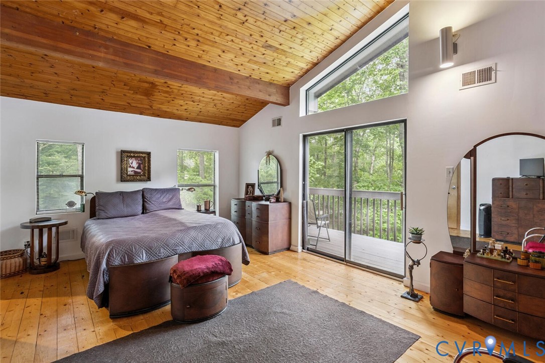 1474 Timber Ridge Maidens, VA 23102 - Photo 13 of 19 a bedroom with a bed and large window with outer view