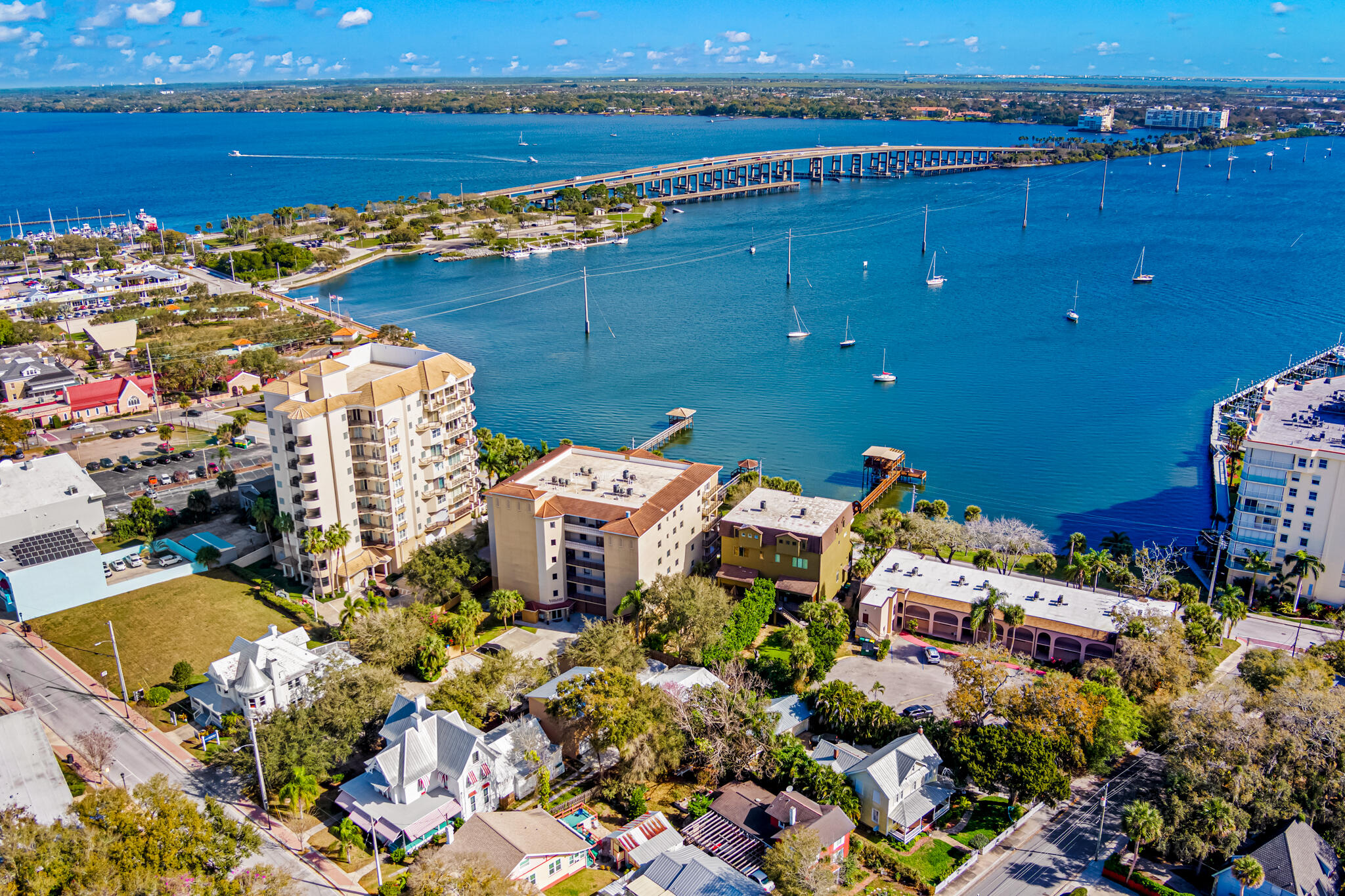 29 Riverside Drive, Unit 201 Cocoa, FL 32922 - Photo 4 of 46 Ariel 29 Riverside Dr