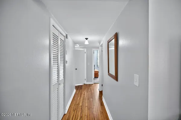 a view of a yard with an outdoor space