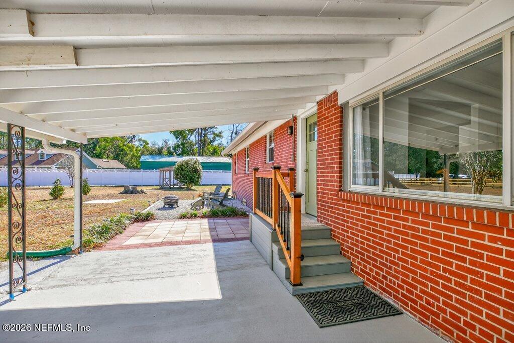 11049 Old Kings Road Jacksonville, FL 32219 - Photo 35 of 74 back porch/covered carport