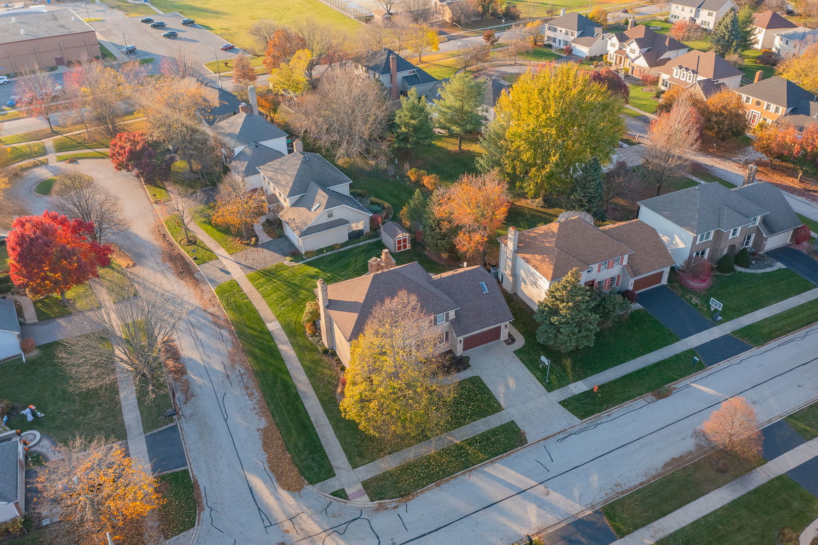 1759 Mundelein Road Naperville, IL 60565 - Photo 33 of 39 an aerial view of a house with a yard