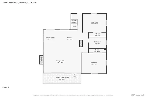 $1,000,000 | 2603 South Marion Street, Denver, CO 80210