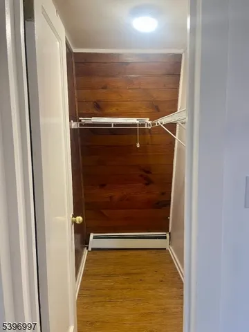 a view of a room with an empty space