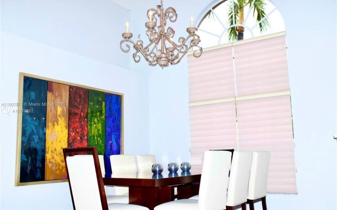 3341 Overlook Road Davie, FL 33328 - Photo 14 of 30 a view of a dining room with furniture and window