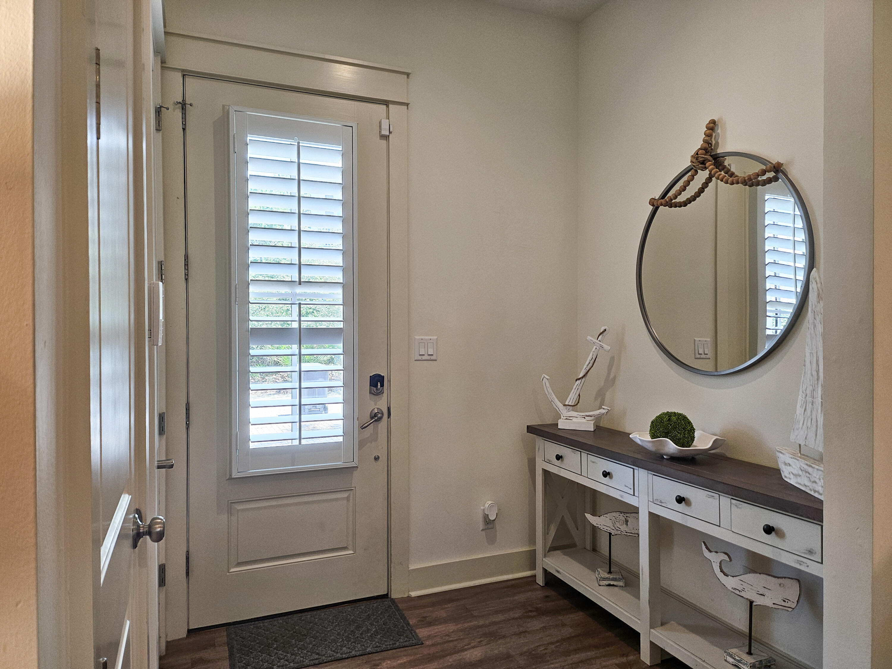 10 Gulfview Way Santa Rosa Beach, FL 32459 - Photo 10 of 40 a bathroom with a granite countertop sink and a mirror