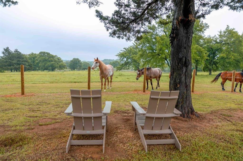 920 Cleve Cole Road Denison, TX 75021 - Photo 10 of 11 a view of a lake with table and chairs