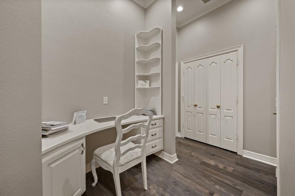 2906 Edgewood Lane Colleyville, TX 76034 - Photo 21 of 40 a view of a workspace with furniture