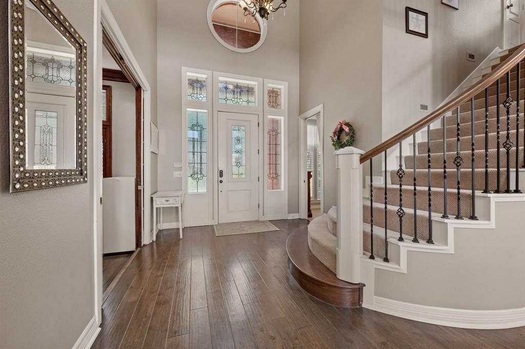 2906 Edgewood Lane Colleyville, TX 76034 - Photo 8 of 40 a view of an entryway with wooden floor