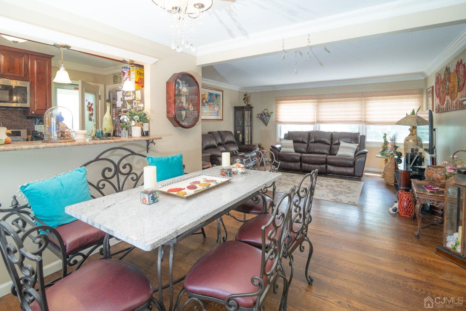 18 Columbia Road Old Bridge, NJ 08859 - Photo 4 of 24 a view of a dining room with furniture window and wooden floor