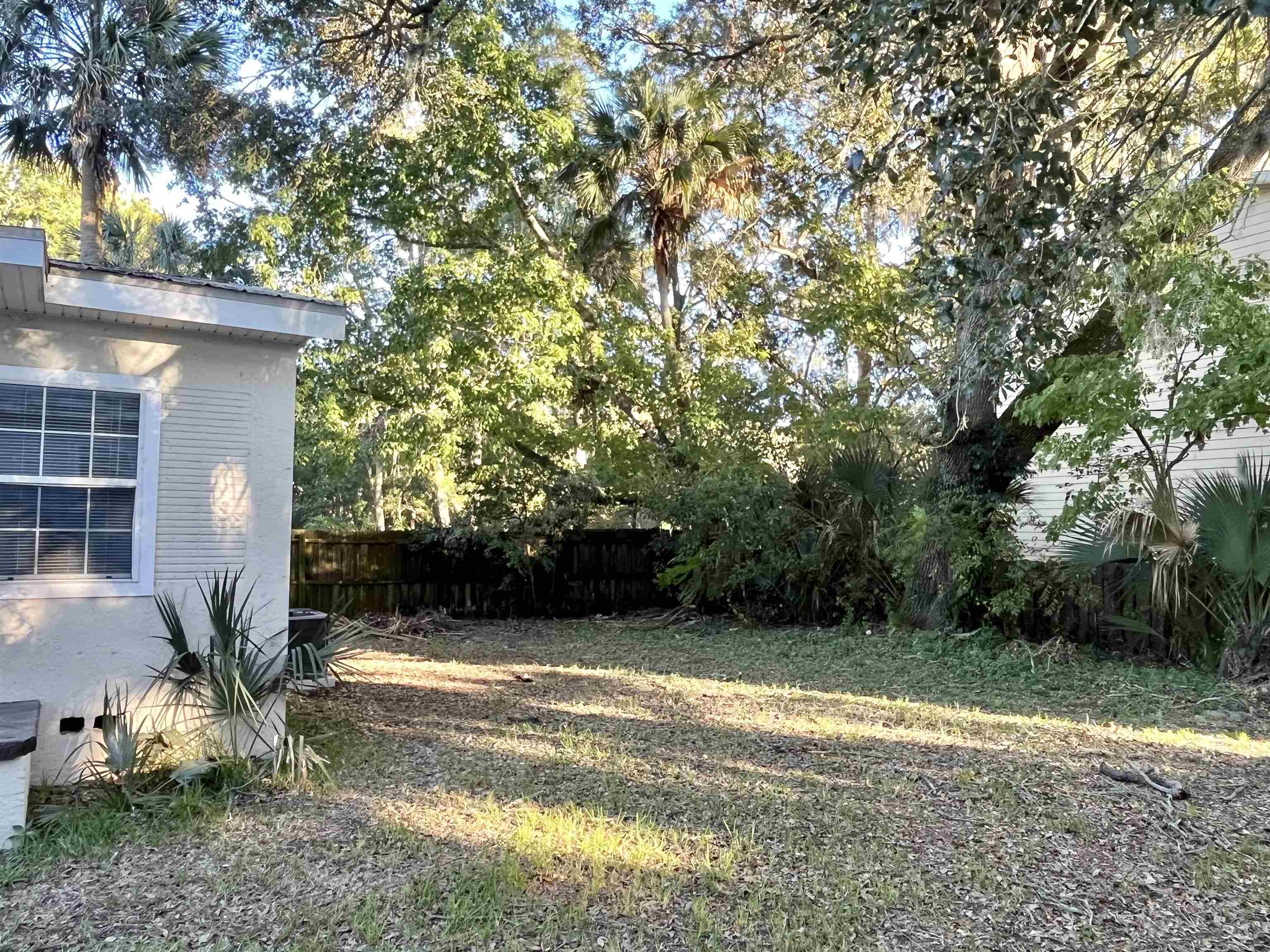 33 Evergreen Avenue, Unit B St. Augustine, FL 32084 - Photo 5 of 13 a view of yellow house with large trees and plants