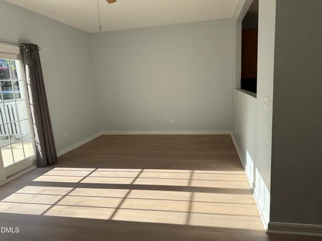 a view of wooden floor