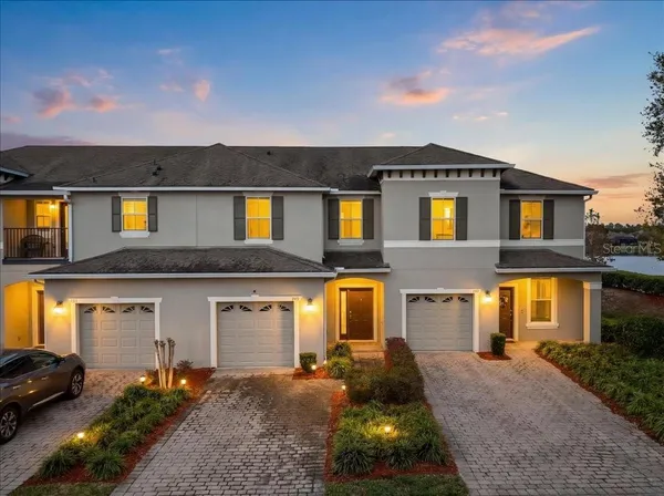 a front view of house