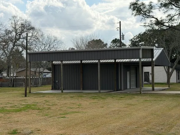 a front view of a house having yard