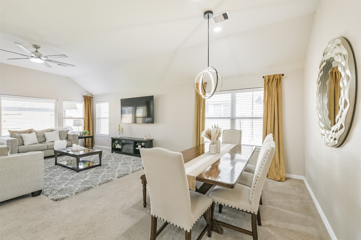 9622 Invergarry Way Tomball, TX 77375 - Photo 13 of 32 a view of a dining room with furniture window and outside view