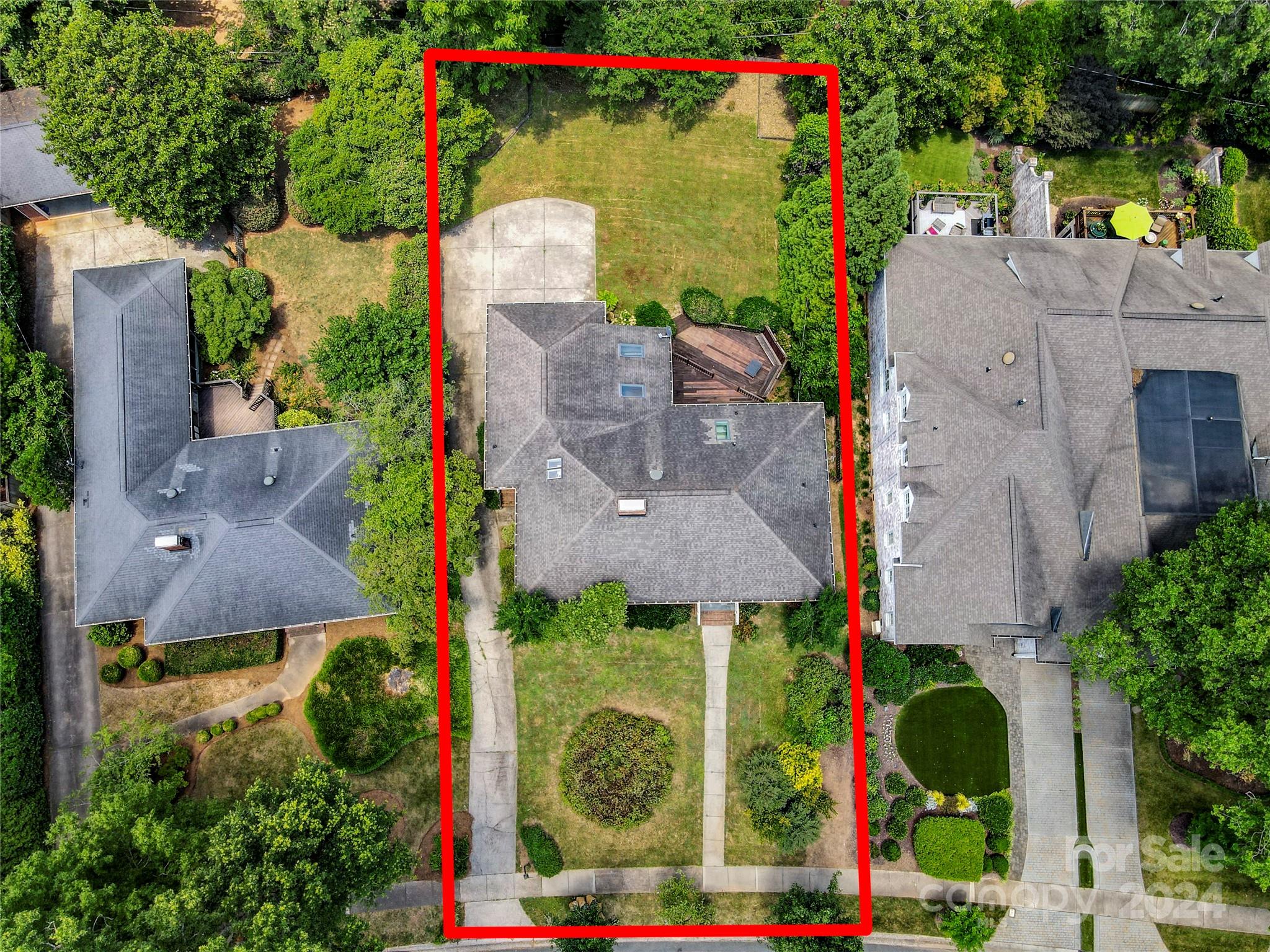 1408 Sterling Road Charlotte, NC 28209 - Photo 27 of 28 an aerial view of a house