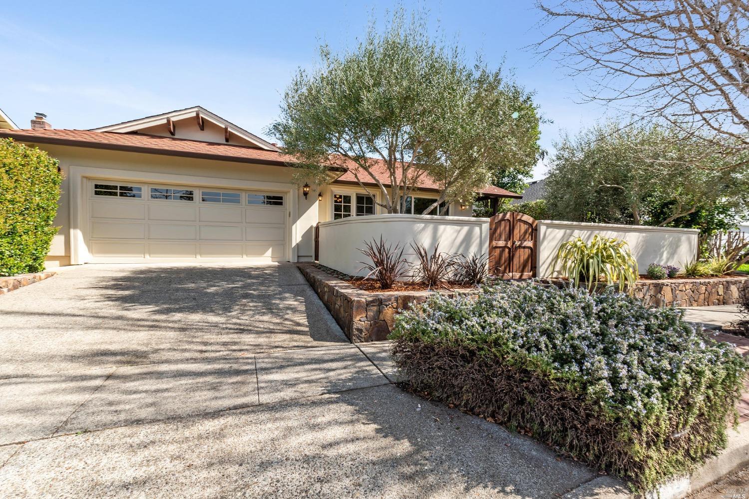 1232 Larkin Drive Sonoma, CA 95476 - Photo 1 of 1 a front view of a house with a yard