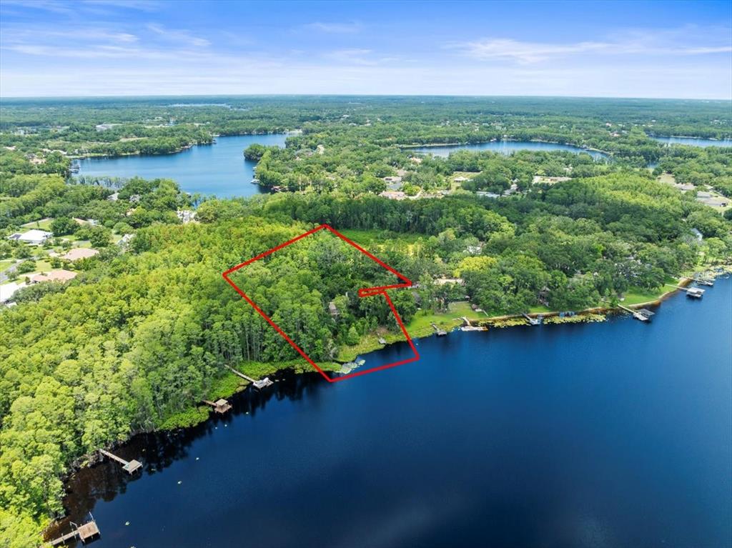 16035 Chastain Road Odessa, FL 33556 - Photo 10 of 31 an aerial view of a houses with outdoor space and garden