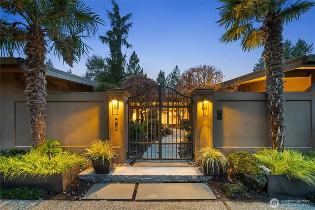 a front view of a house having yard