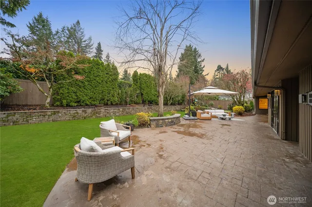 a view of a back yard