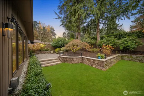 a view of lake and mountain