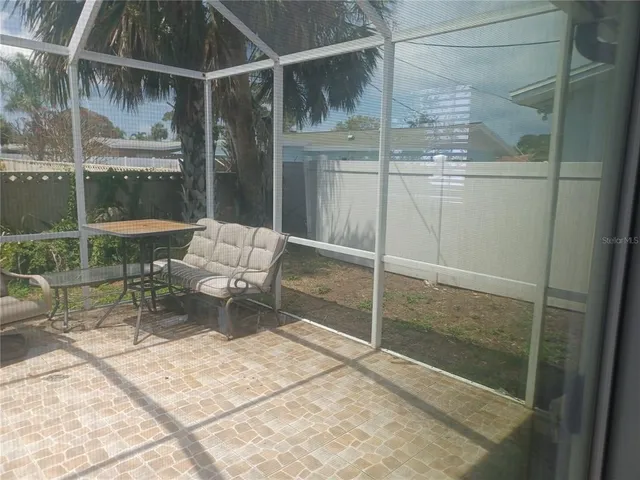 a outdoor view with a shower