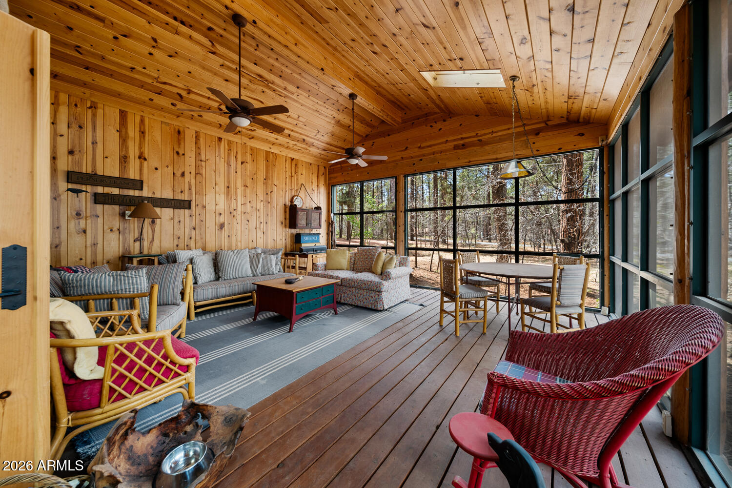 2539 Butterfly Lane Pinetop, AZ 85935 - Photo 17 of 61 a outdoor living space with furniture
