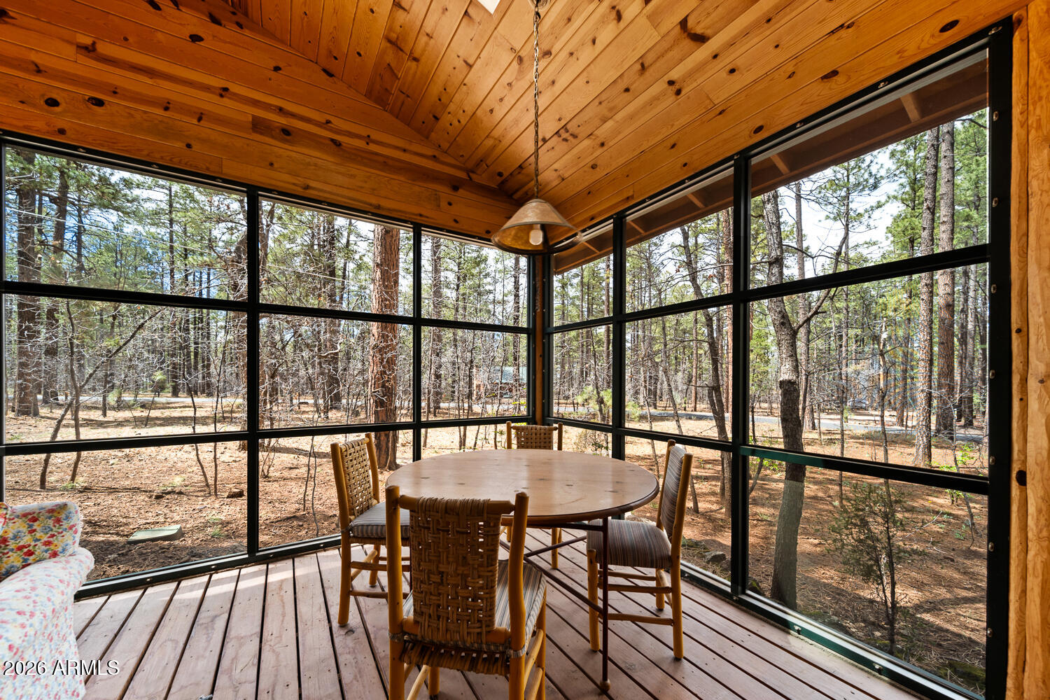 2539 Butterfly Lane Pinetop, AZ 85935 - Photo 19 of 61 a view of a city from a dining room with wooden floor