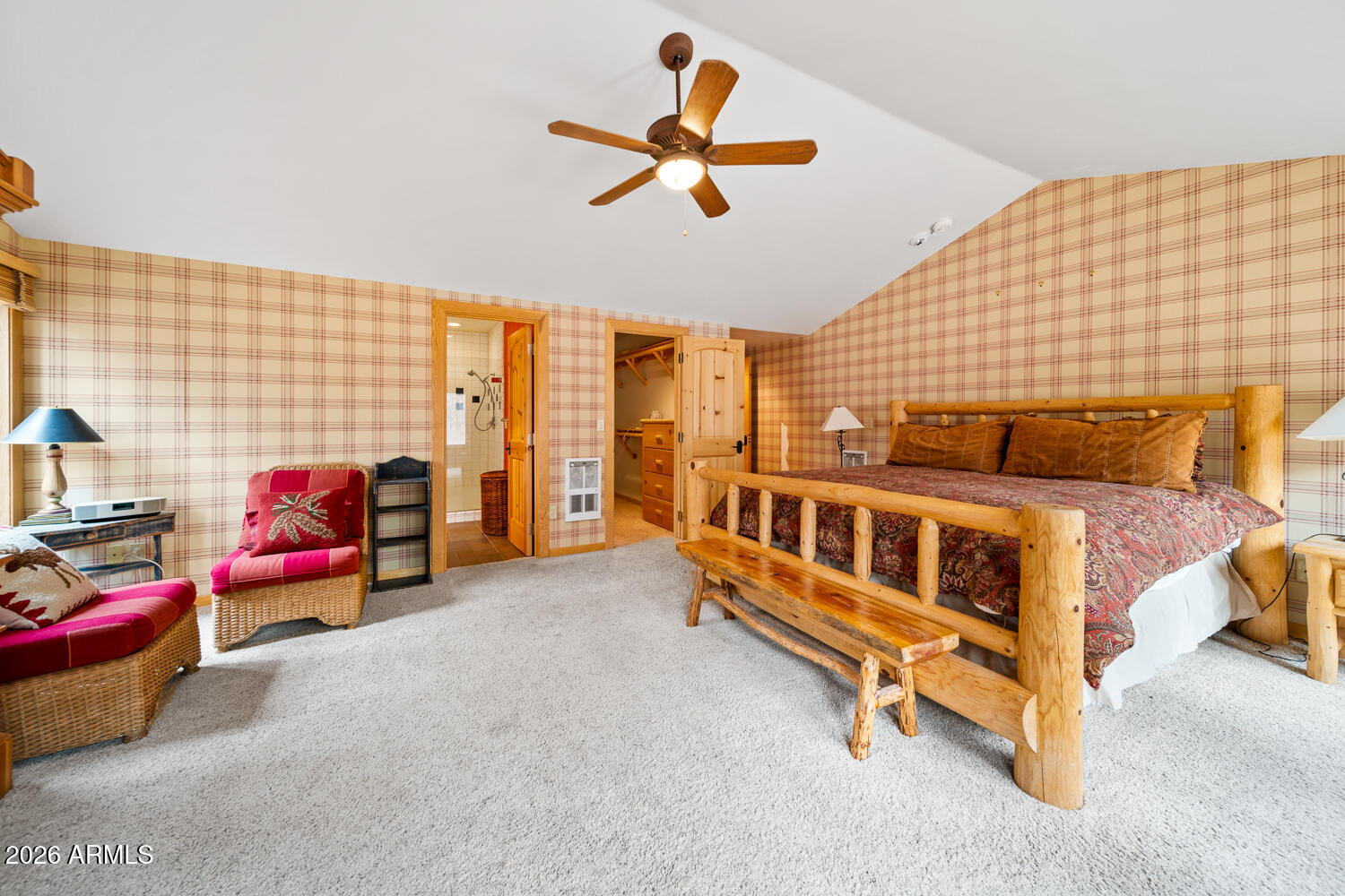 2539 Butterfly Lane Pinetop, AZ 85935 - Photo 24 of 61 a bedroom with furniture and a window